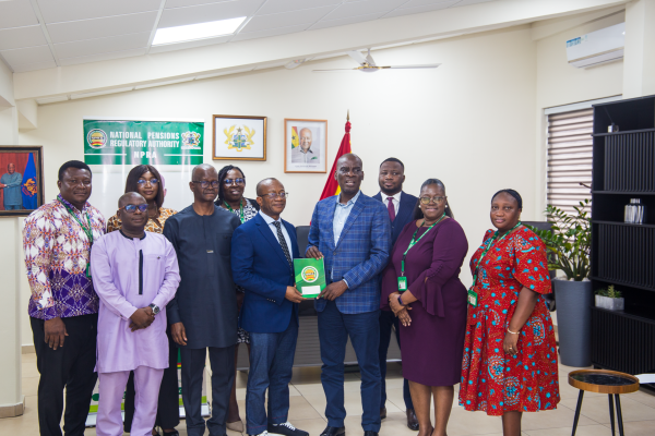 New Post NPRA Pays Courtesy Call on Minister of Education; Donates 10,000 Exercise Books to Support Pension Awareness in TVET Schools